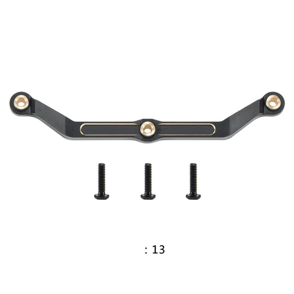 Brass Steering Tie Rod for 1/18 TRX4-M RC Climbing Car Upgrade Accessory - Image 1 of 3