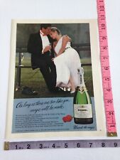 Print Ad - Korbel Champagne couple in love photo, uncork the magic 80's