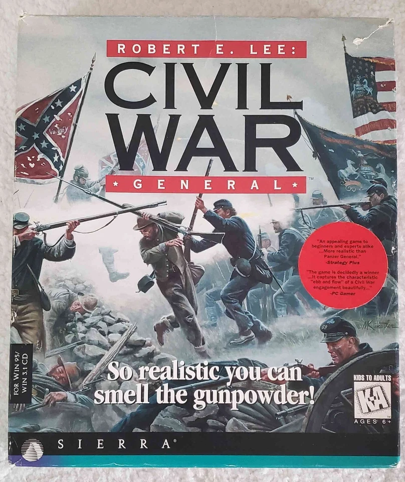 Robert E Lee Civil War General - PC Big Box - Complete - Image 1 of 4