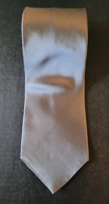 Corbata de plata elegante ZYLOS de George Machado de colección 100 % seda - Hecha en EE. UU. Foto 1 de 4