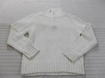 Suéter para mujer Petite Sophisticate P Petite marfil cuello alto mezcla acrílica clásico Foto 1 de 4