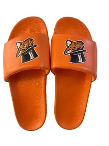 Herren 100 % authentische Akoo Pantoletten Größe US 10 & Farbe Orange - Bild 1 von 7