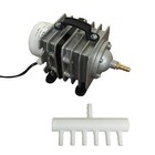 Pond Air Pump Koi Fish Pond Hydroponic Piston Compressor Fish Tank Aquarium