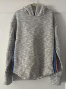 DSG Dick’s Sporting Goods Girls Gray with Side Stripes Hoodie Sweatshirt- Sz XS - Picture 1 of 7