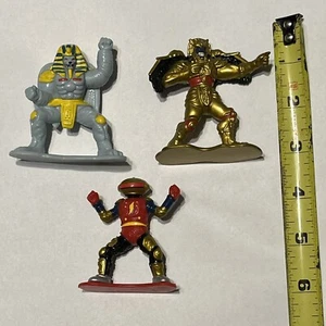Lot Of 3 Vintage 1993 Bandai Goldar PVC Mini Figure Mighty Morph Power Rangers - Picture 1 of 2