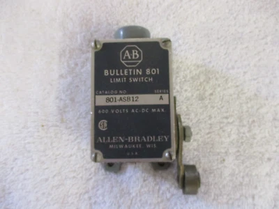 NUEVO Interruptor de límite Allen Bradley Bulletin 801-ASB12 Ser A Foto 1 de 4