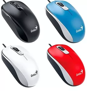 Genius DX-110 Optical Mouse USB Wired Optical Mice For PC Laptop 1000DPI NEW - Picture 1 of 9