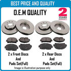 Front And Rear Brke Discs And Pads For Citroã?N Oem Quality 2482185824842120