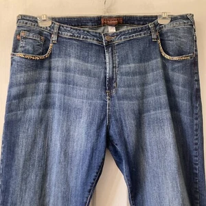 Denim Deluxe 24/7 Size 30W Blue Jeans 31-0690-3 Inseam 29” - Picture 1 of 8