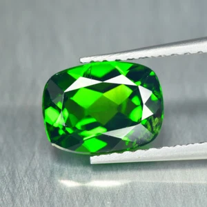 Piedra preciosa de diopsido de cromo sin calefacción de calidad AAA+ de 1,63 quilates clase mundial, Rusia - Imagen 1 de 1