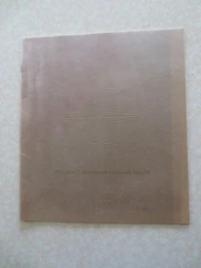 1970 Ford Lincoln Continental & Continental Mark III advertising booklet - Picture 1 of 9