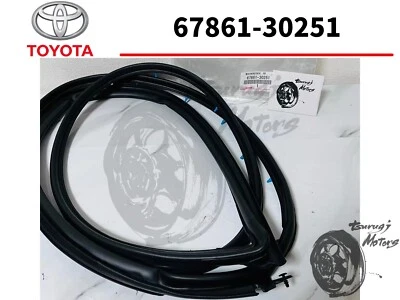 Puerta delantera derecha tira climática Toyota GS300/400/430 JZS160 OEM 67861-30251 genuina Foto 1 de 4