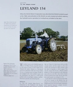 Leyland Traktor Bild Artikel Blatt vergriffen Bauernhof Wandbild Deko Display - Bild 1 von 1