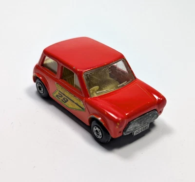 Matchbox Lesney No. 29 Racing Mini Orange- Vintage Car Model - Made in England - Bild 1 von 4