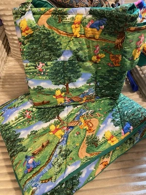 Disney Winnie the Pooh Kids Quilted Blanket And Bag Set - Image 1 of 2