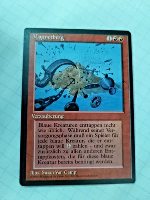Mtg Magnetic Mountain (Magnetberg) Fbb German Reg. Miscut -Bit of Edge Wear-Pics - Image 1 of 4