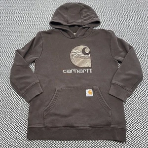 Sudadera con Capucha Carhartt NIÑOS MEDIANA (10-12) CA8297 Big C RealTree Camuflada Marrón - Imagen 1 de 6