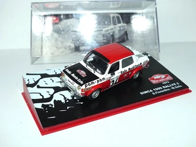 SIMCA 1000 RALLYE 2 RALLYE MONTE CARLO 1973 ALTAYA 1:43 21ème - Photo 1/2