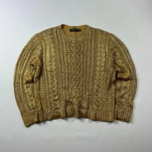 Polo Ralph Lauren Damen Pullover Gold Foiled Black Label Gr. XL - Bild 1 von 5