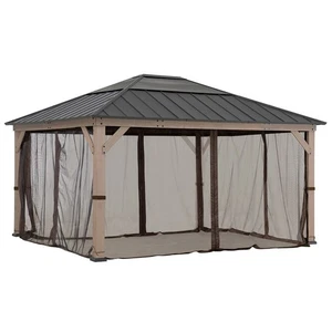 Gazebo Mosquito Netting for 13 ft. x 15 ft. Wooden Gazebos - Picture 1 of 1