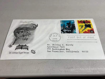 Batman DC Comics Super Heroes Stamps USPS Post 1st Day Of Issue 2006 free ship ! - Image 1 of 2