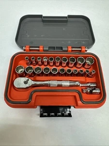 PROTO J47324AS Socket Set,1/4" Drive,24 pcs.,Metric/SAE 60MK92 - Picture 1 of 4