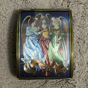 Splendida scatola portagioie "Hark, gli angeli araldo cantano" nuova con etichetta - Foto 1 di 5
