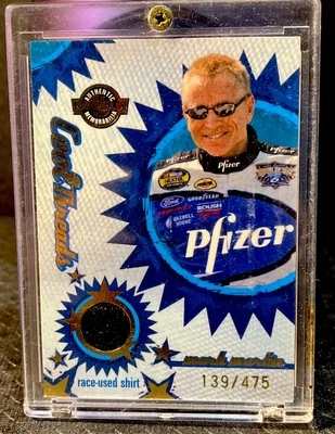NASCAR Mark Martin /Wheels American Thunder Cool Threads CARD #139 in seal CASE - Image 1 of 4