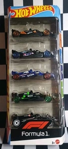 Hot Wheels Paquete de 5 Coches Diecast Fórmula Uno F1 Carreras 1:64 Juego de Coleccionistas NUEVO - Imagen 1 de 2