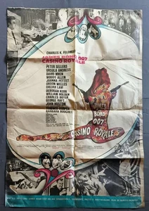 MANIFESTO poster 2F JAMES BOND 007 CASINO ROYALE Peter Sellers 1967   H27 - Picture 1 of 11
