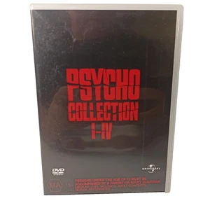 Psycho Collection 1 2 3 4 DVD Box Set Psychological Horror Bates Region 2, 4 VGC - Foto 1 di 10