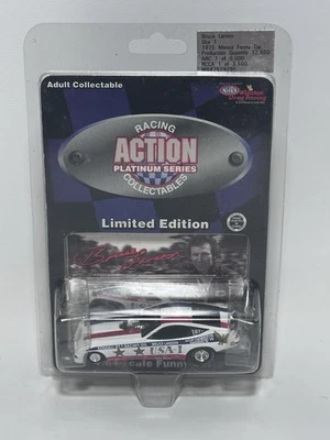 Coche divertido Monza Racing Champions Action Platinum 1:64 Bruce Larson 1975 nuevo en paquete Foto 1 de 2