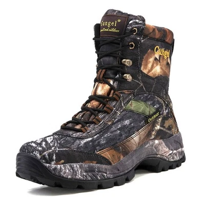 2025 New Men Camo Hunting Shoes Durable Outdoor Shoes High-Cut Fishing Climbing - Image 1 of 4