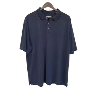 Tommy Bahama Polo schwarz-grau gestreift XXL - Bild 1 von 7