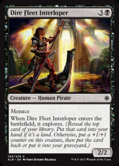 Dire Fleet Interloper - Light Play MTG Ixalan - Image 1 of 1