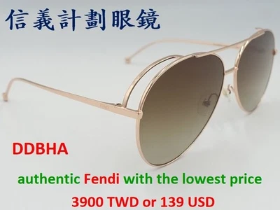 Auténticas gafas de sol 0286/S aviator Pilot Óculos de sol ฀������ Gafas de sol 太阳眼镜 Foto 1 de 4