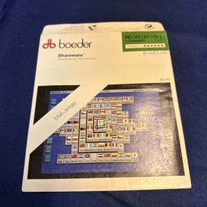 db Boeder 5,25-Diskette Mah Jongg für MS-DOS Neu - Photo 1/2