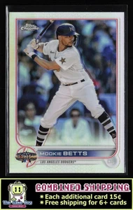2022 Topps Chrome Update 2022 All-Star Game #ASGC-2 Mookie Betts Dodgers - Bild 1 von 2