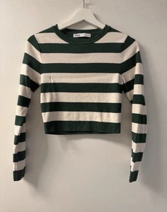Gestreiftes Oberteil Zara Damen Größe L  - Bild 1 von 2