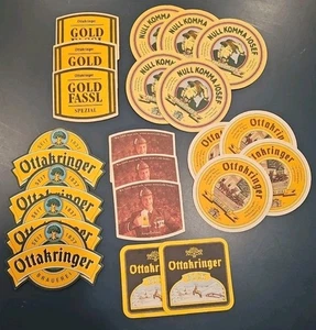 Vintage Lot of 21 Ottakringer Beer Coasters - See Pics NOS - Picture 1 of 7