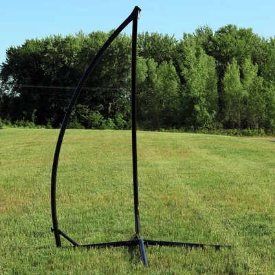X-Base Powder-Coated Steel Hammock Chair Stand - 82 in by Sunnydaze - Image 1 of 4