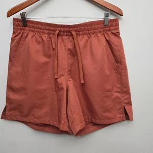 Tek Gear Men's Medium Running Shorts Activewear Athletic Rust Orange Confort - Picture 1 of 7