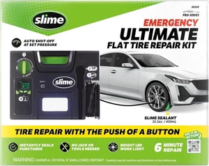Kit de reparación de pinchazos de neumáticos planos Slime, serie Pro, kit de emergencia para neumáticos de coche - Imagen 1 de 5