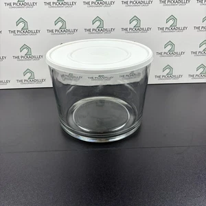 Cuenco mezclador de vidrio de 4 tazas Pampered Chef con tapa - Cuenco mezclador - Imagen 1 de 4