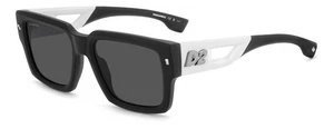 Occhiali da sole DSQUARED2 D2 0143/S 003 IR Matte Black 53 - Picture 1 of 1