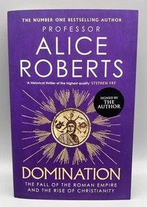 SIGNED - Domination By Alice Robert’s STENCILLED Edge New 1st Edition Hardback - Picture 1 of 7
