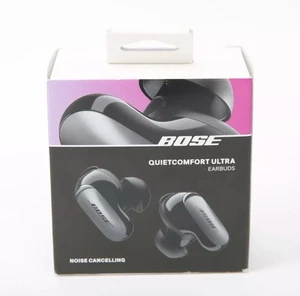Auriculares Bose QuietComfort Ultra inalámbricos con cancelación de ruido (negros) nuevos y sellados - Imagen 1 de 5