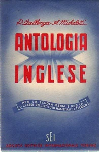 @F26 Antologia Inglese Gallenga Michelotti Sei ediz. 1947 - Picture 1 of 1