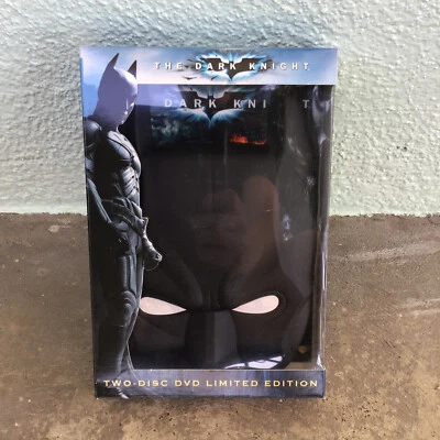 Batman The Dark Knight 2-Disc DVD Limited Edition in Collectible Mask Cowl Case - Image 1 of 2