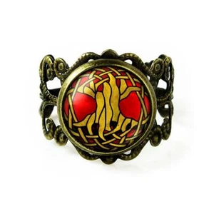 Tree of Life Ring - Celtic Knot Irish Adjustable Filigree Ring - Picture 1 of 3